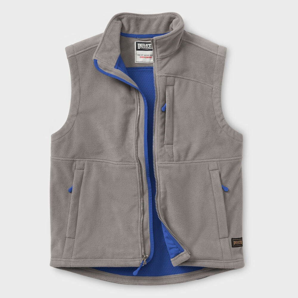 Men's Shoreman's Fleece Gridlock Vest Main Image