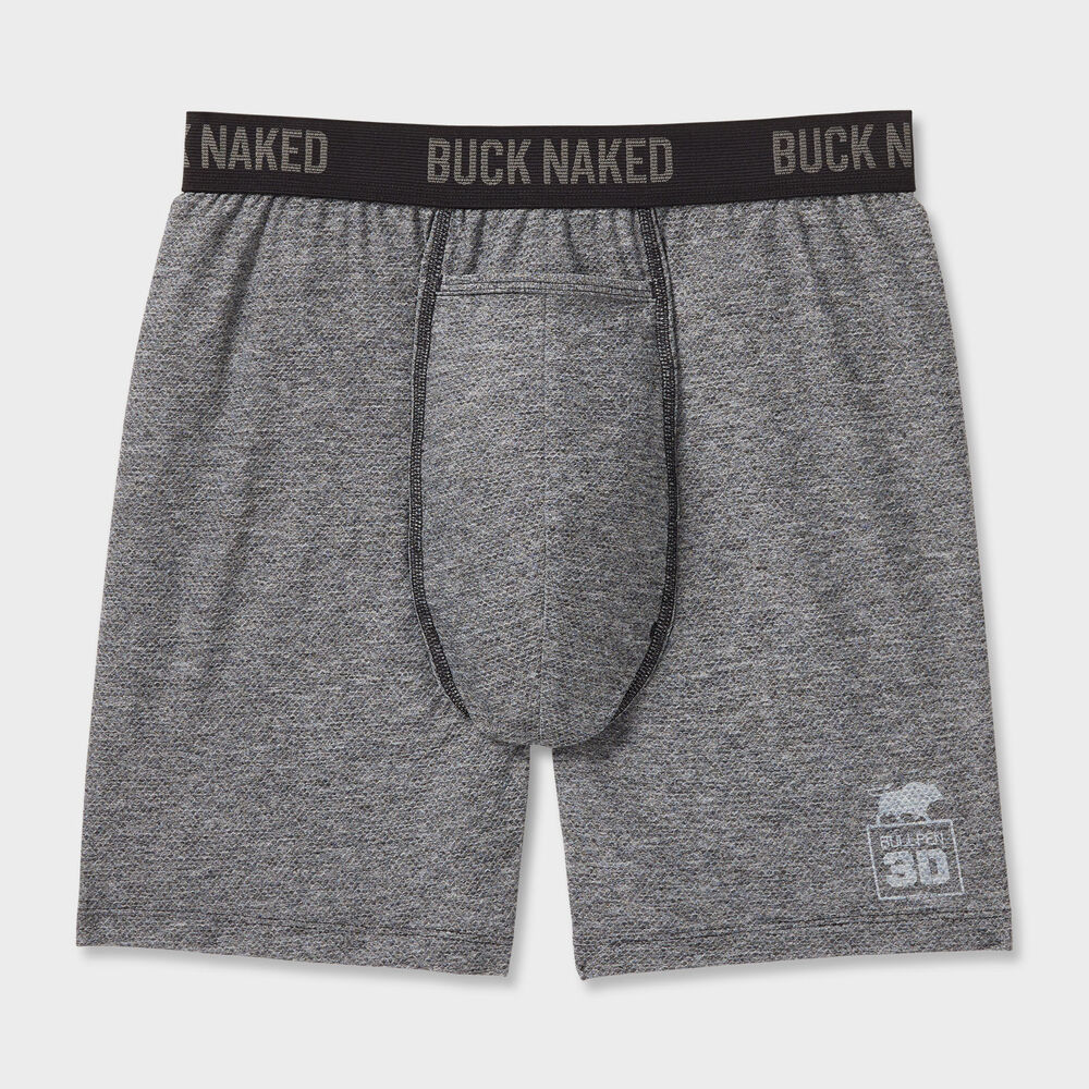 Men's Buck Naked Bullpen 3D Boxer Briefs Main Image