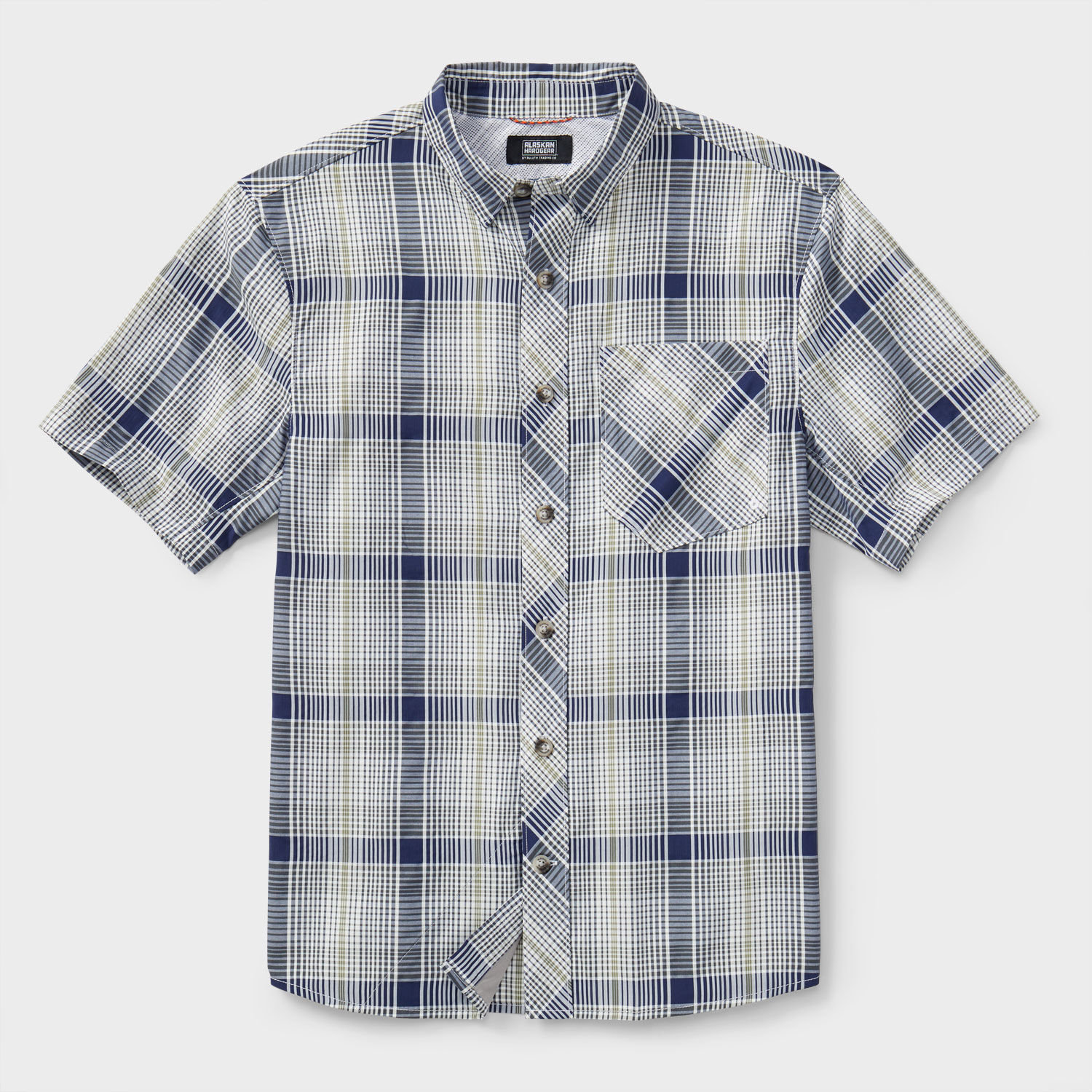 Men’s SideTuck Shirt Journey Short Sleeve Button Up Shirt - Bendik Almond Paste | Roark