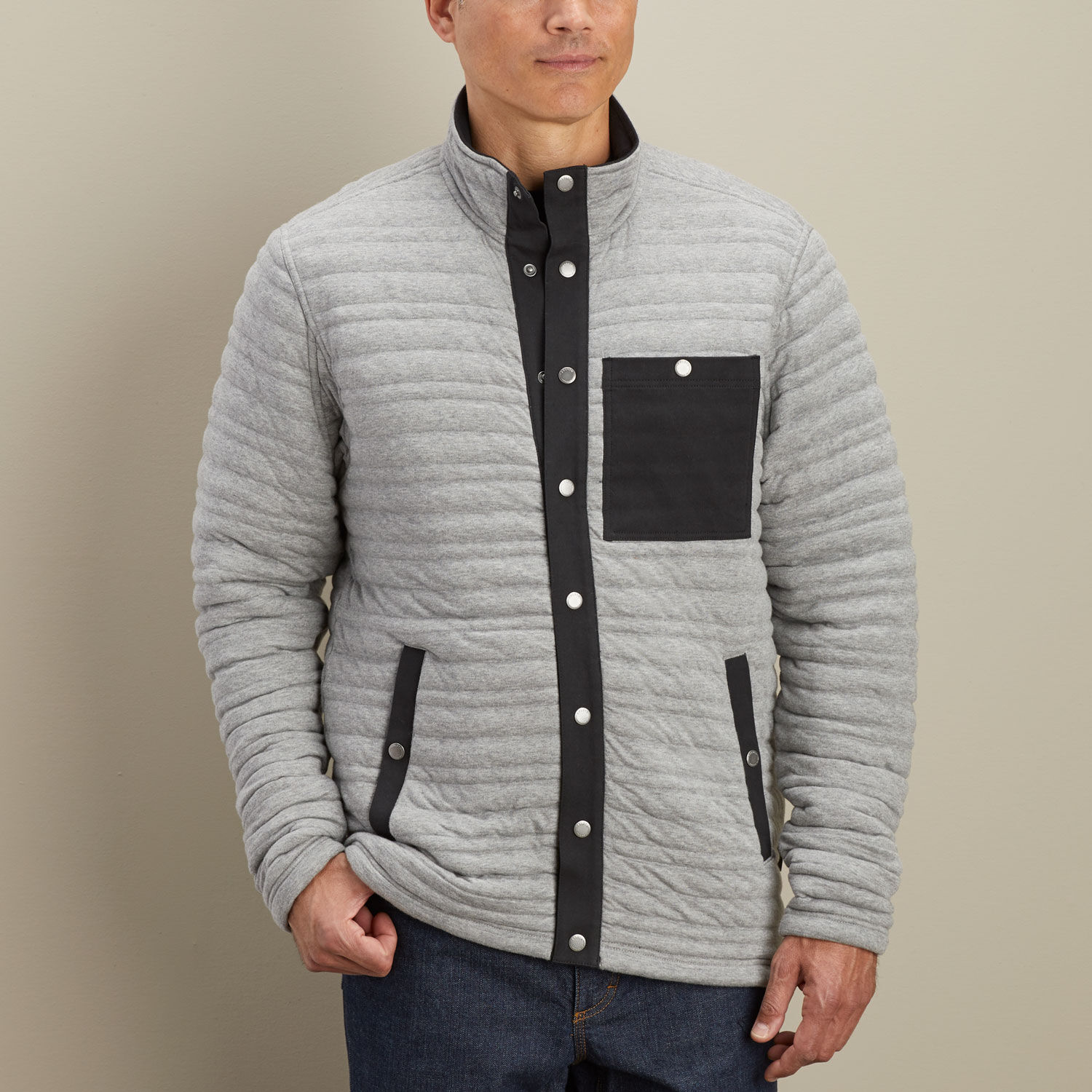 Men's Flintlock Full Snap Mock Neck | Duluth Trading Company