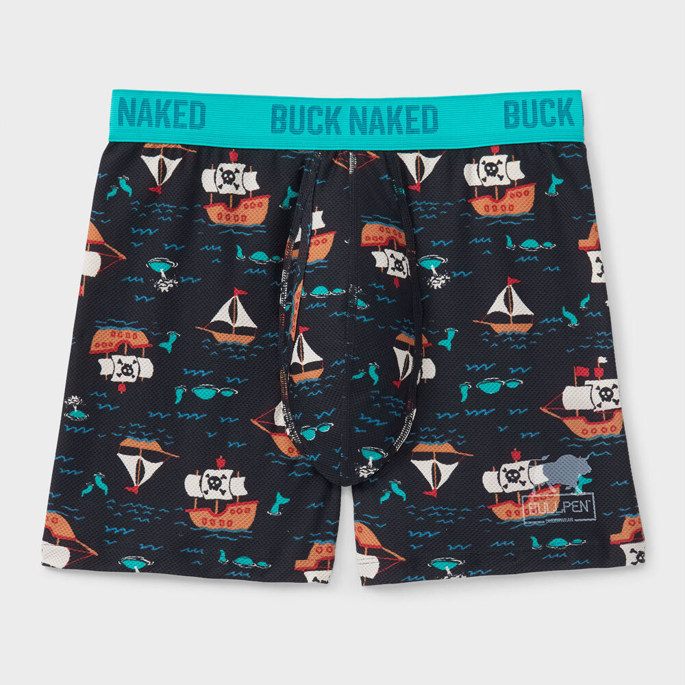 Men's Buck Naked Pattern Bullpen Boxer Briefs Main Image