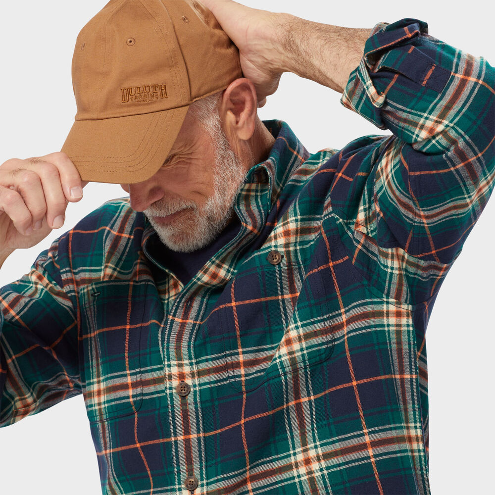 Men's Free Swingin' Flannel Untucked Shirt Main Image