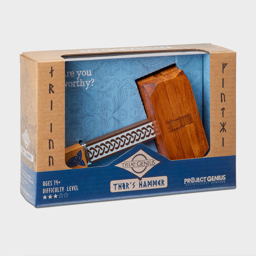 Thor's Hammer Wooden Puzzle Duluth Trading Company