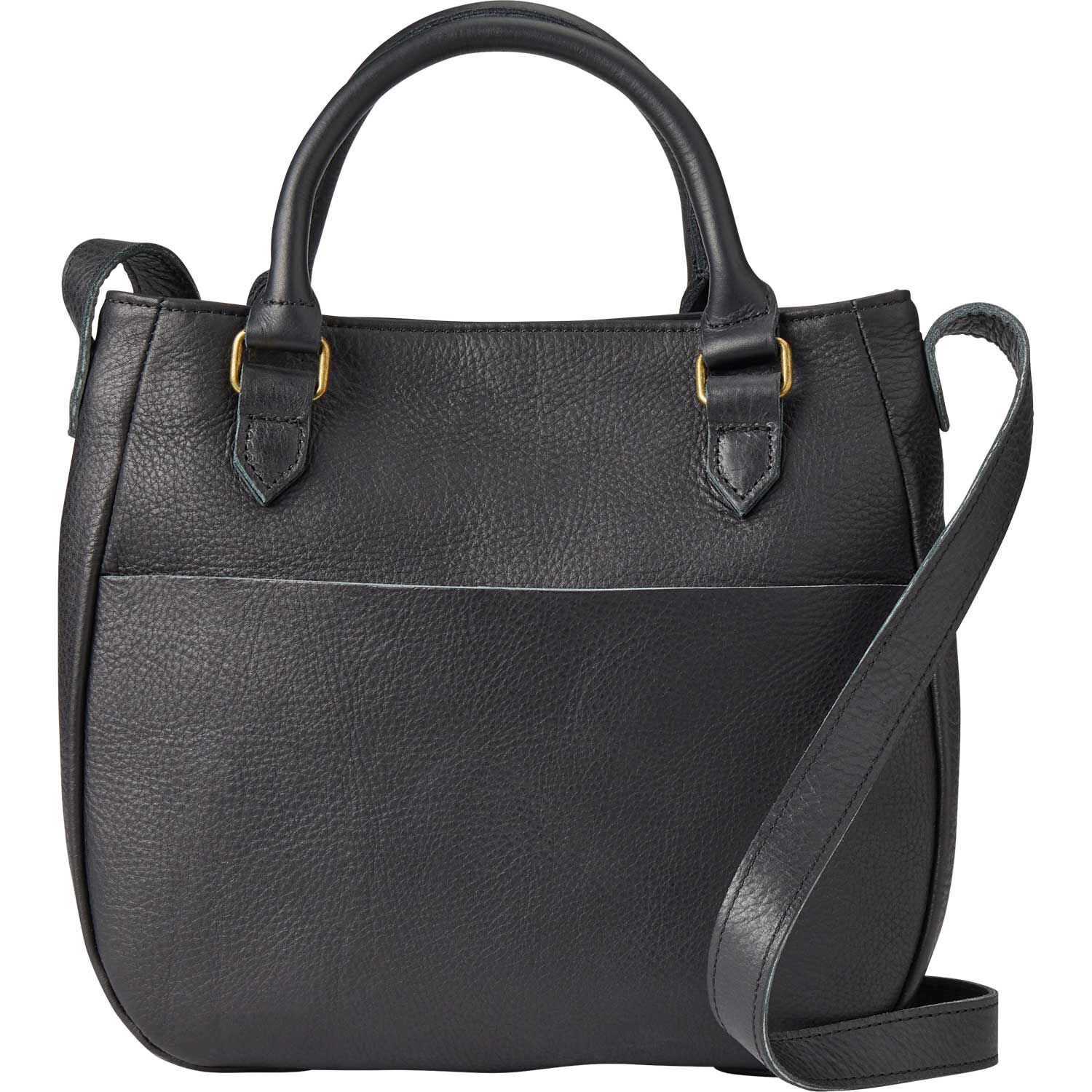 VIDA VIDA Leather Saddle Bag-large in Black | Lyst UK