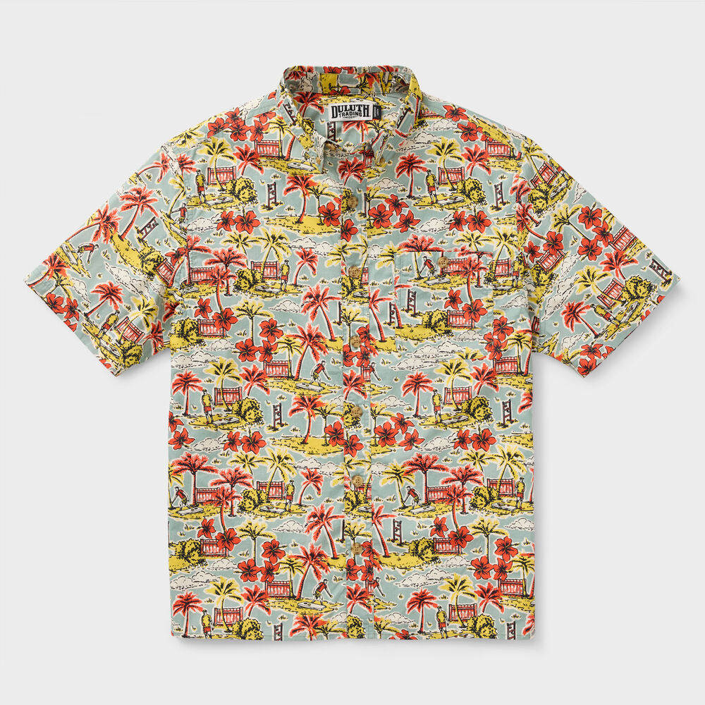 Men's BBQ Relaxed Fit Short Sleeve Shirt Main Image