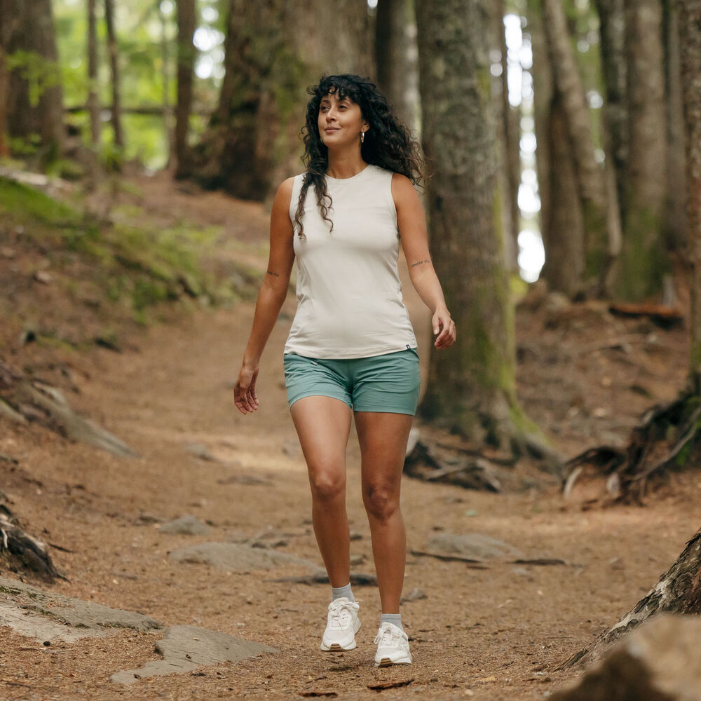 Women's AKHG Renew Bamboo Crewneck Tank Main Image