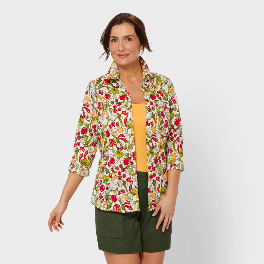 Women's Chick-Nic Long Sleeve Shirt Main Image