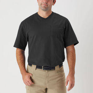 Men's Longtail T Relaxed Fit Short Sleeve Pocket V-Neck
