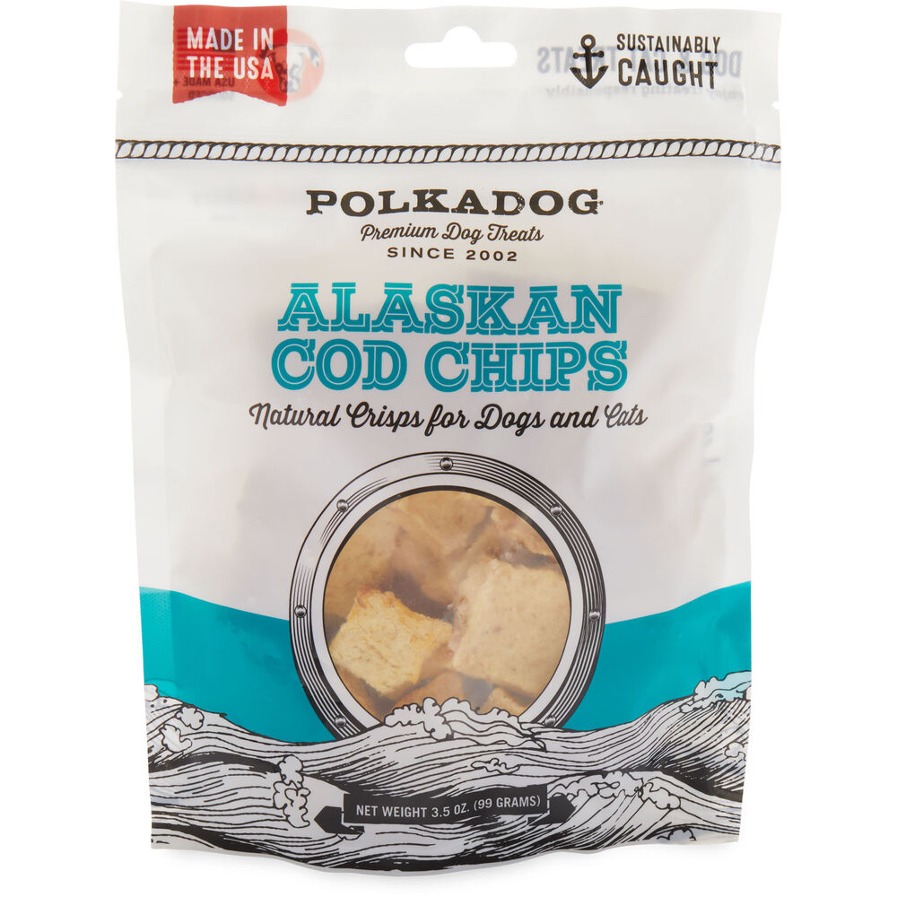 Alaskan Cod Chips Dog Treats Main Image