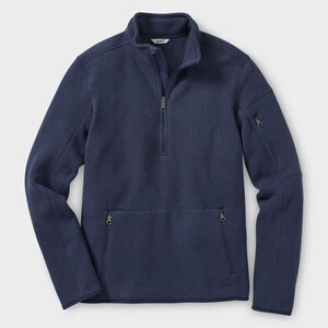 Men's Sweater Fleece Quarter Zip Mock