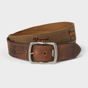 Icon Webbing Leather Belt