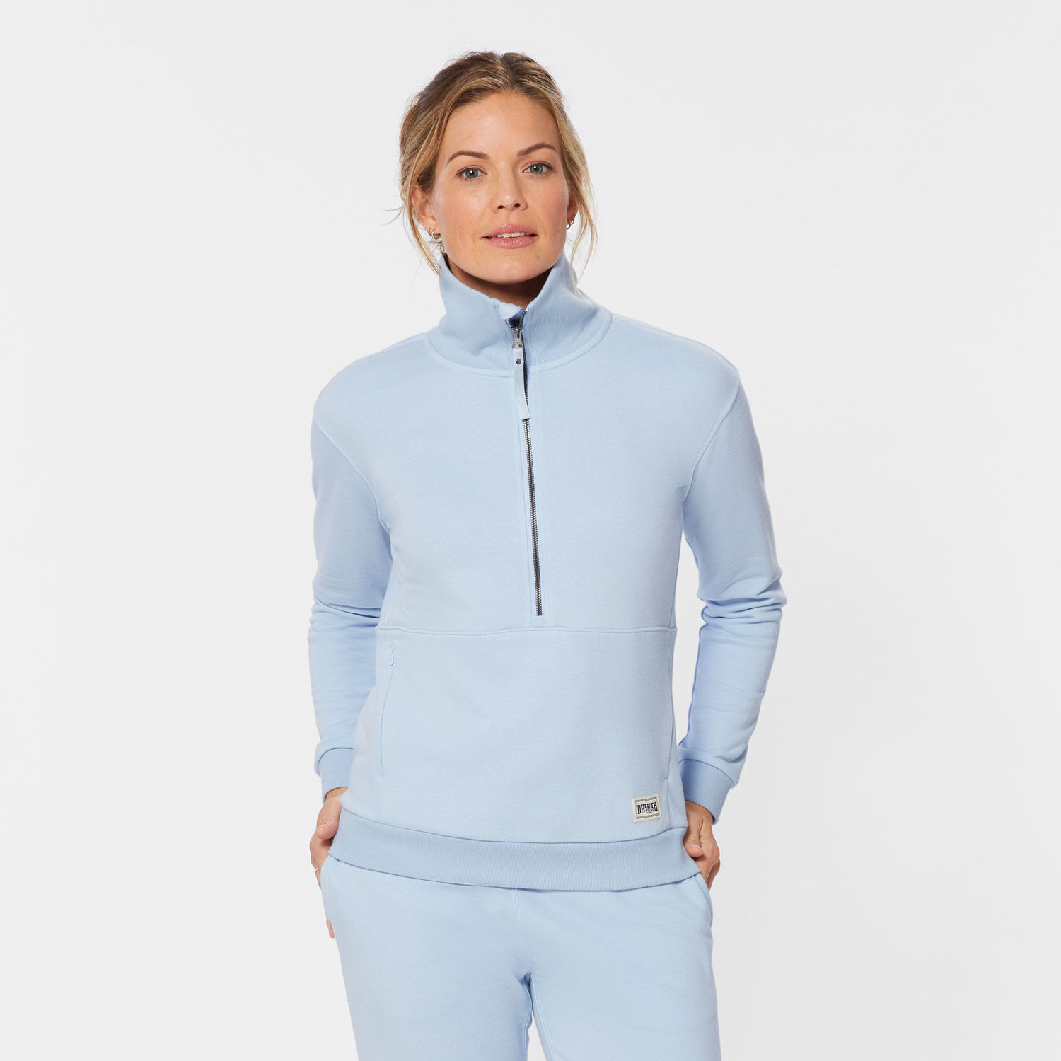 Women's Lazy French Terry 1/4 Zip Pullover | Duluth Trading Company