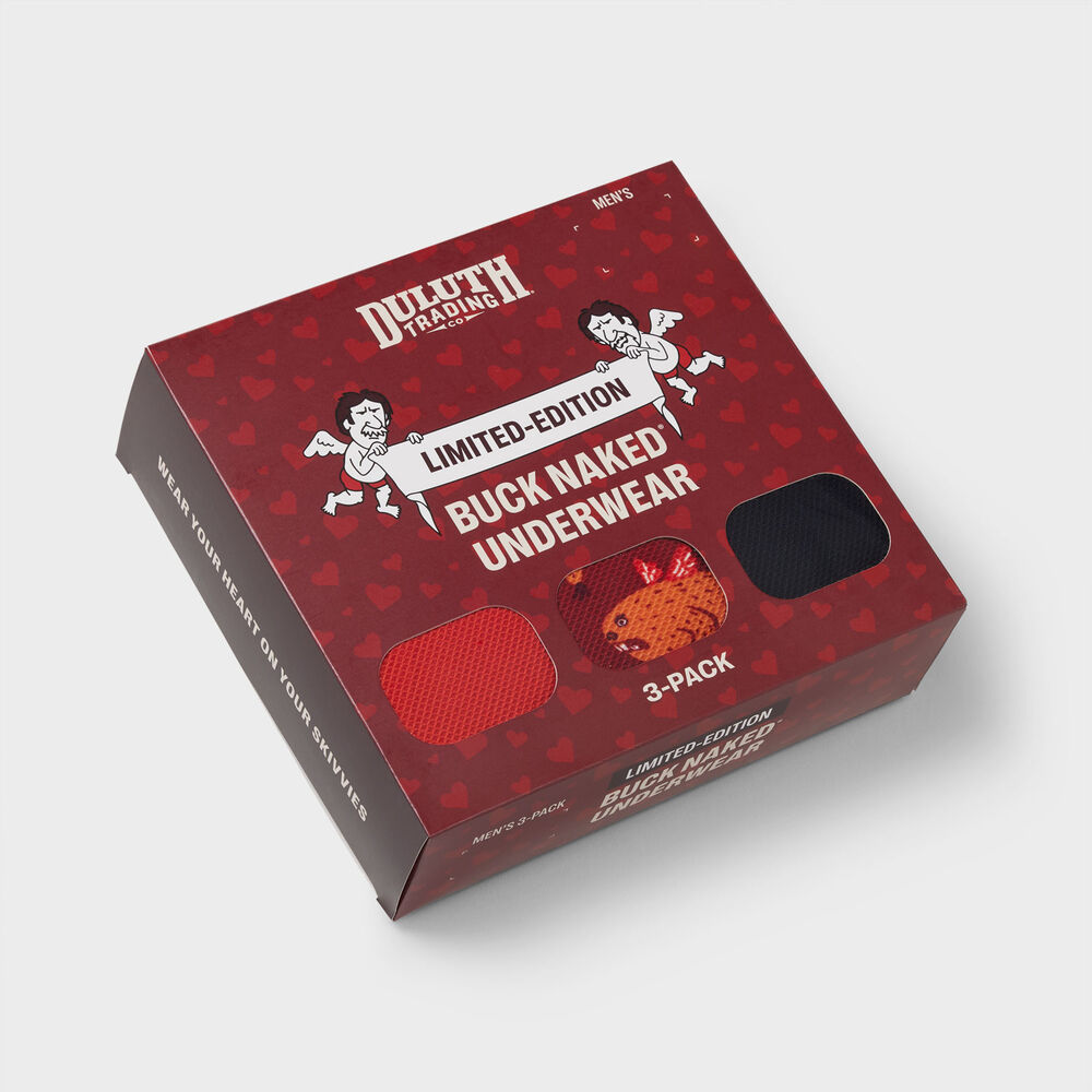 Men's Buck Naked Boxer Briefs 3-Pack Main Image