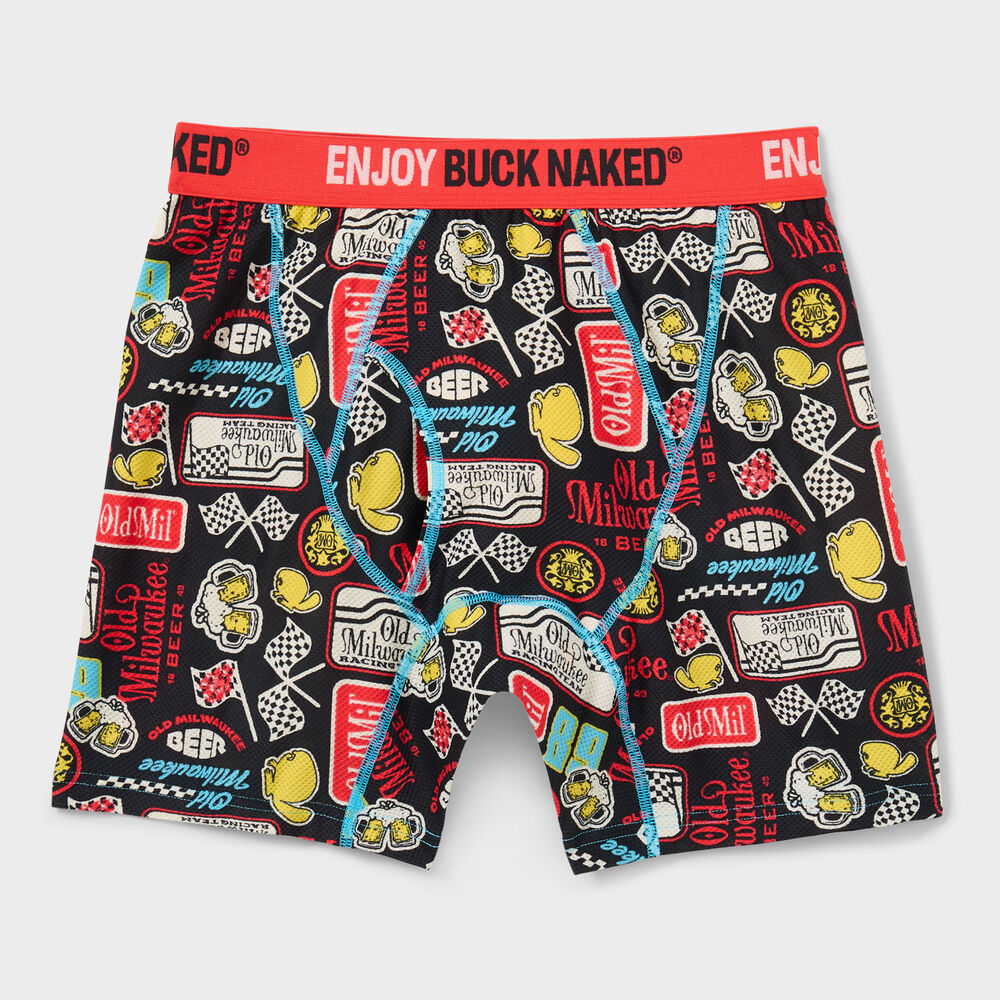 Men's Buck Naked Pattern Boxer Briefs Main Image
