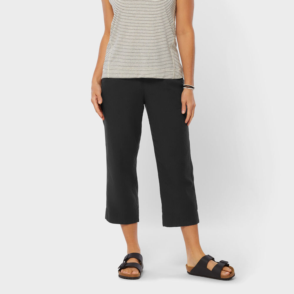 Women's Overeasy Lightweight Hemp Capris Main Image