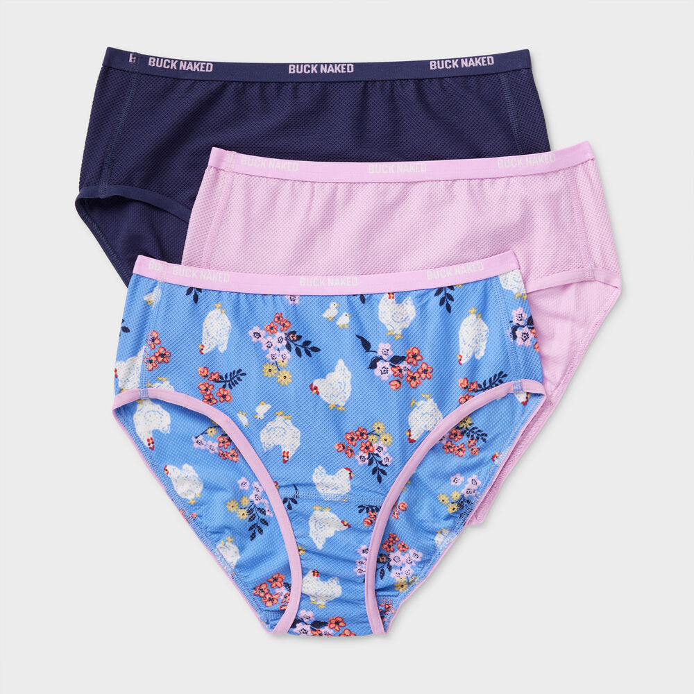 Women's Buck Naked Briefs 3-Pack Main Image