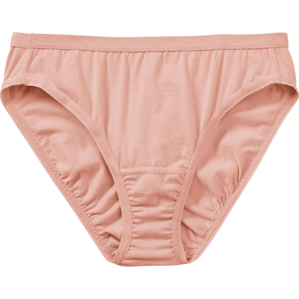 Mid Rise High Cut Underwear - Pink