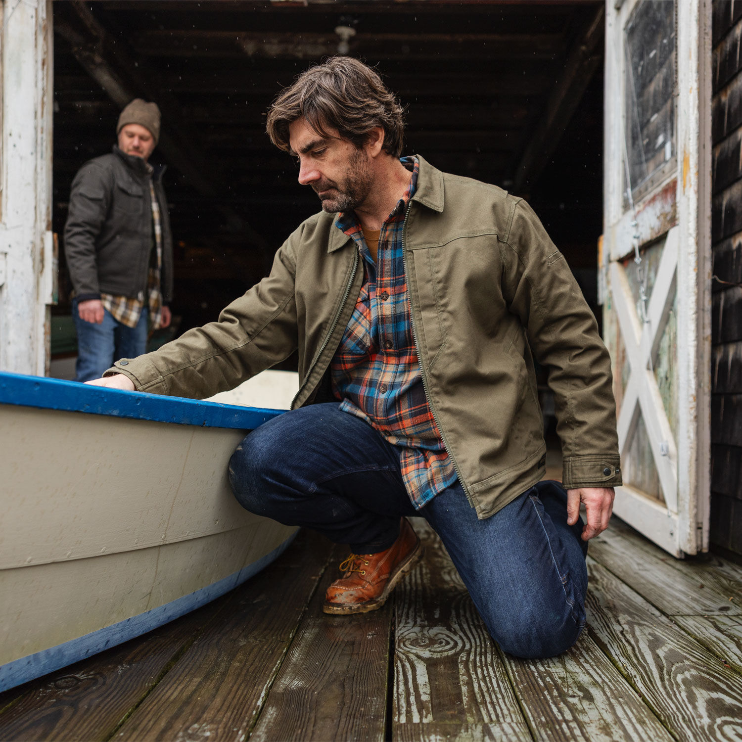 ジャケット・アウター FRAMeWORK HOSE CLOTH SWING TOP FRAMeWORK（フレームワーク）の「HOSE CLOTH スイングトップ（その他