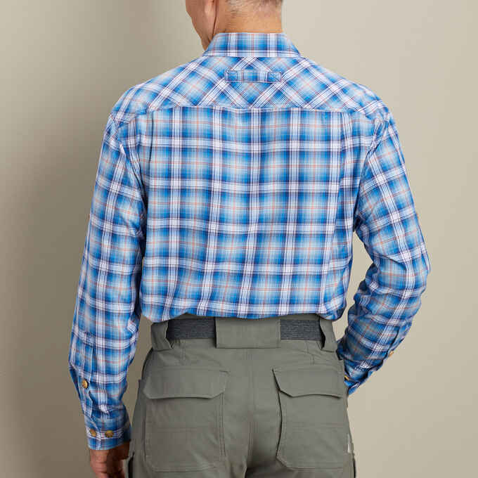Men's Breezeshooter Long Sleeve Plaid Shirt | Duluth Trading Company