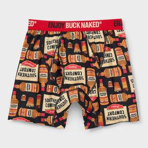 Men's Buck Naked Pattern Boxer Briefs