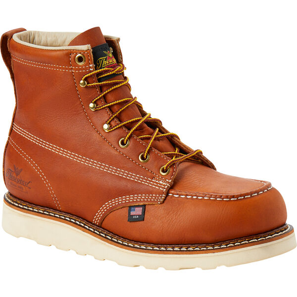 Men's Thorogood 6" Steel Toe MocToe Boots Duluth Trading Company