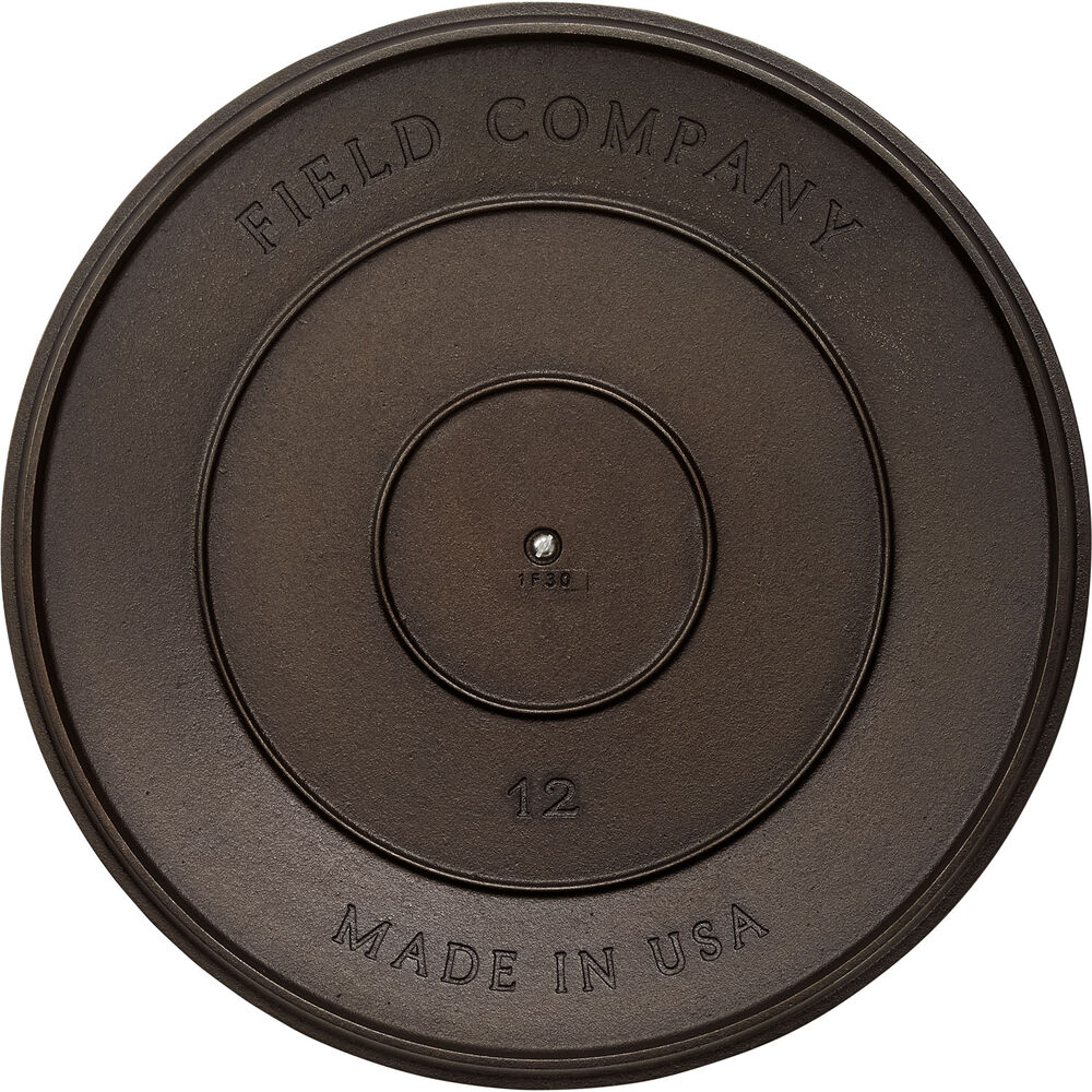 Field Company #12 Cast Iron Skillet Lid Main Image