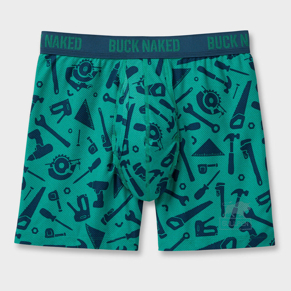 Men's Buck Naked Pattern Bullpen Boxer Briefs Main Image