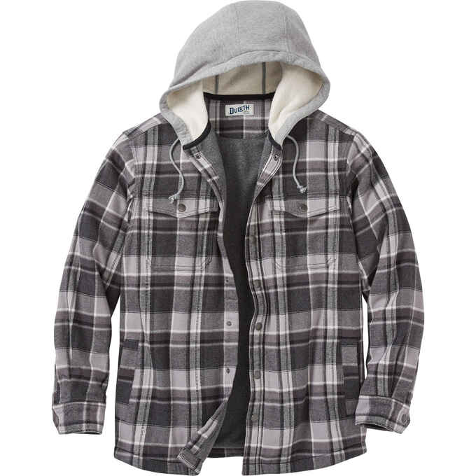 Men's Flapjack Fleece-Lined Hooded Shirt Jac | Duluth Trading Company