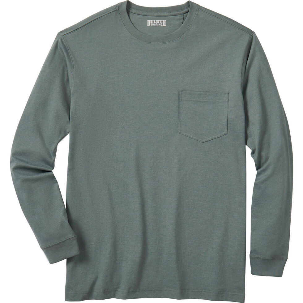 Men's Longtail T Relaxed Fit Long Sleeve Pocket Crew