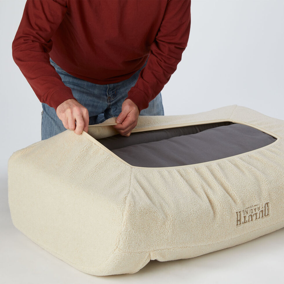 Bolster Dog Bed Fitted Cover Duluth Trading Company
