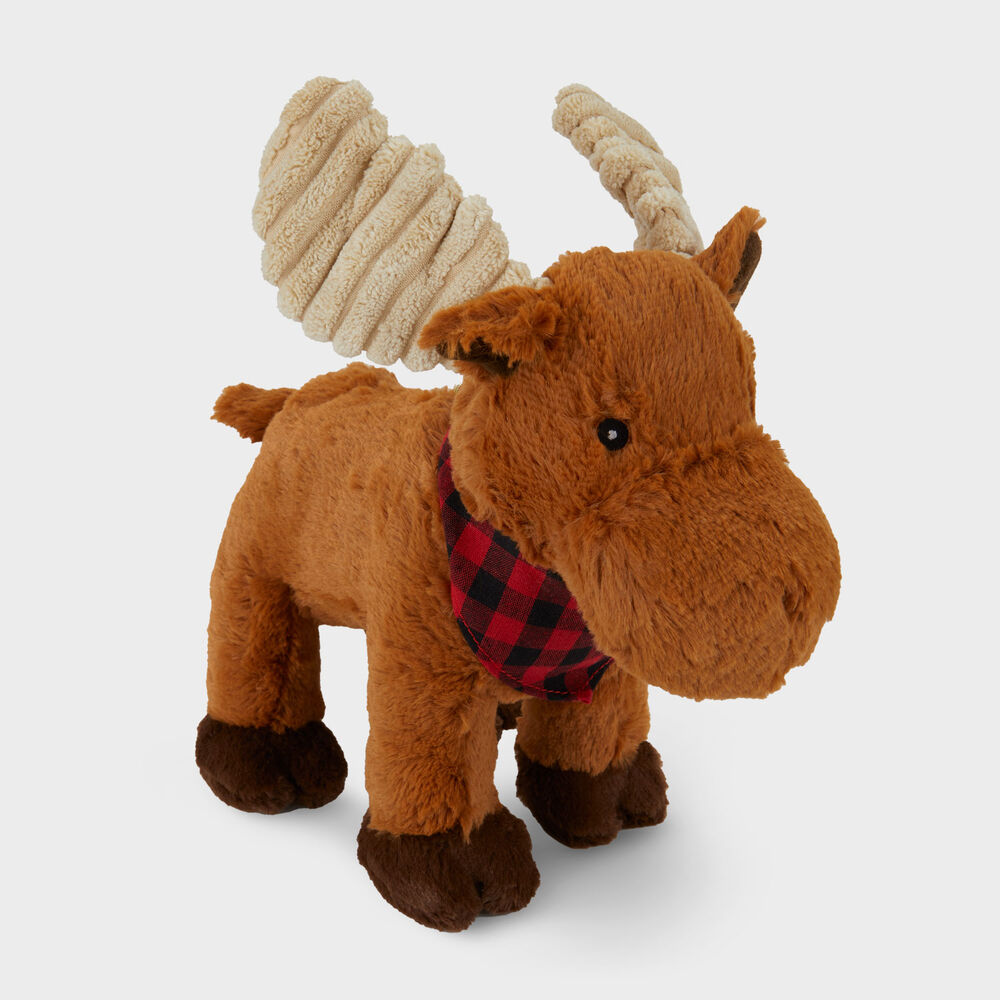 Tall Tails Plush Moose Adventure Dog Toy Main Image