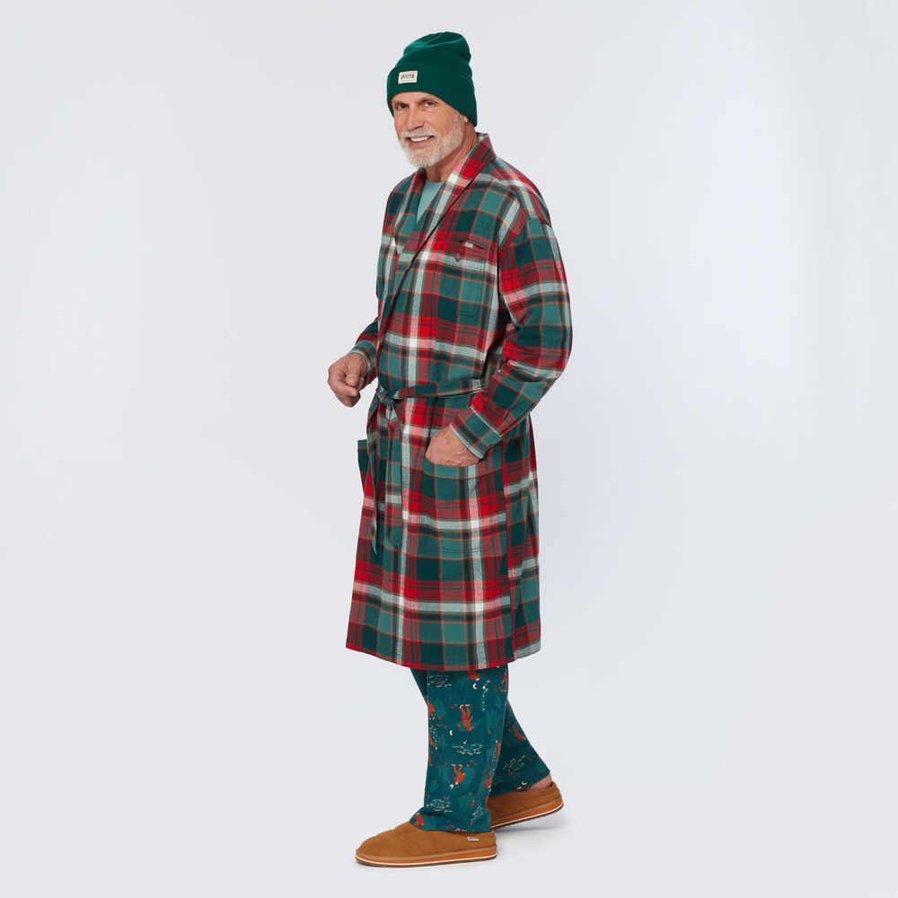Men's Free Swingin' Flannel Robe Main Image