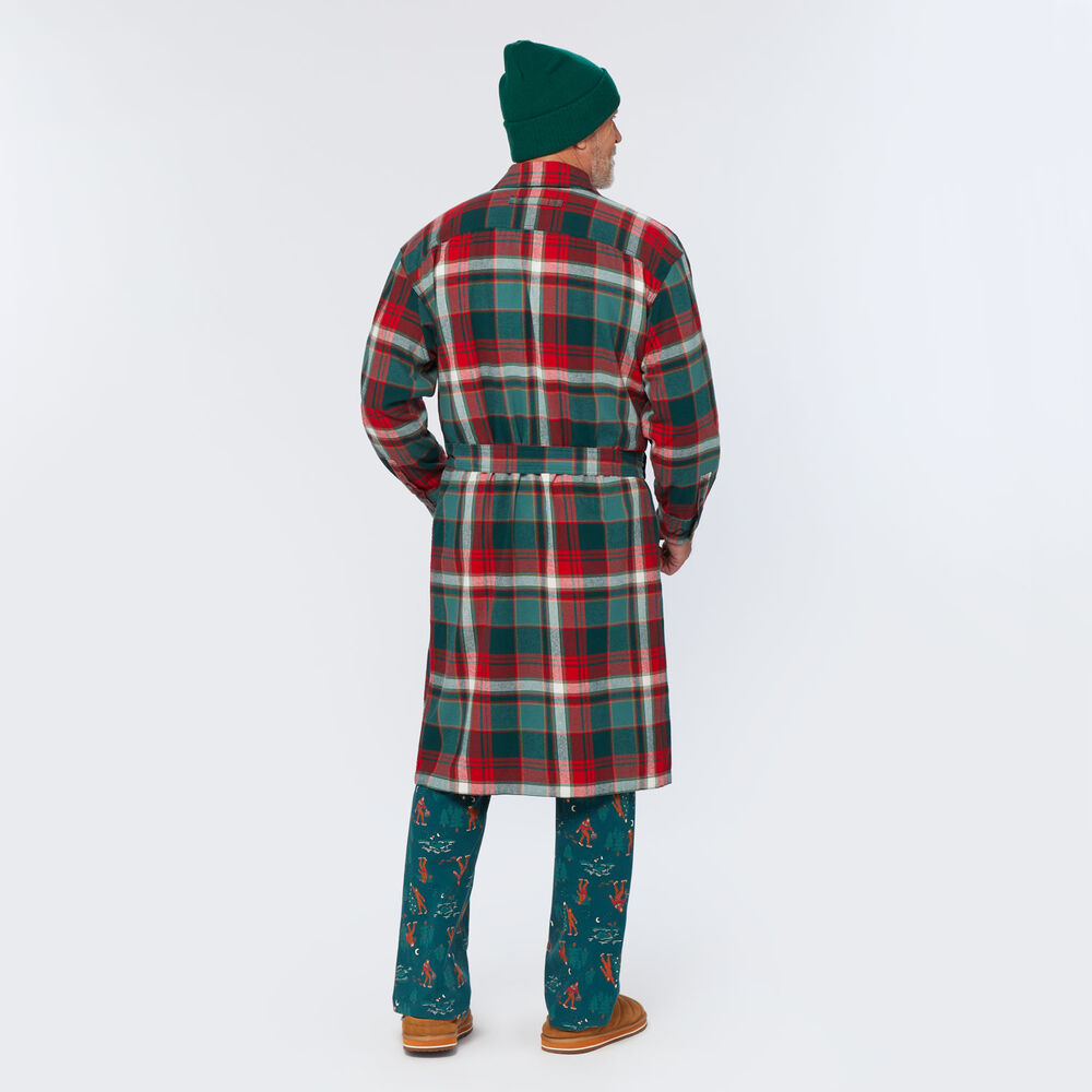 Men's Free Swingin' Flannel Robe Main Image
