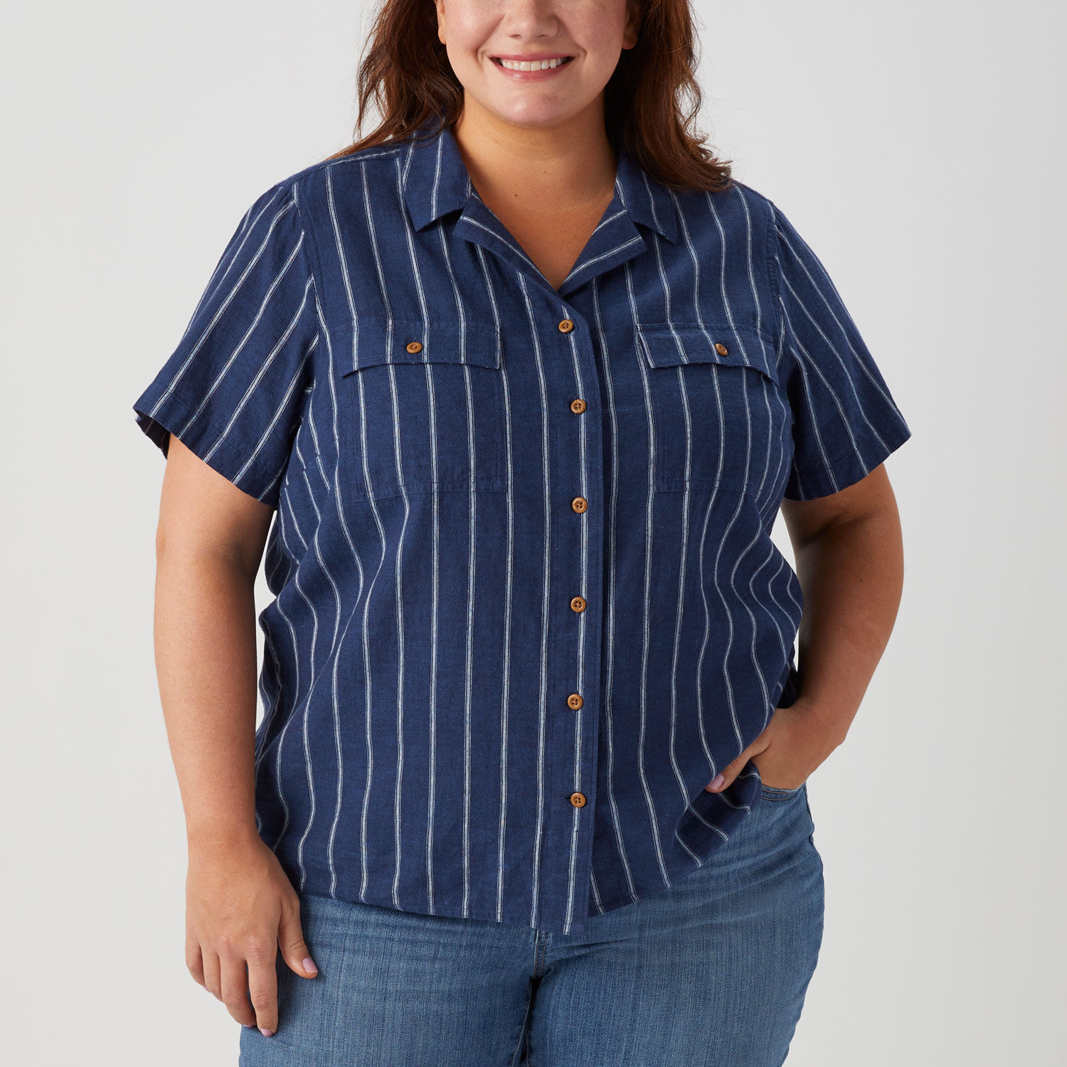 Women's Plus Artisan Hemp Untucked Camp Shirt | Duluth Trading Company