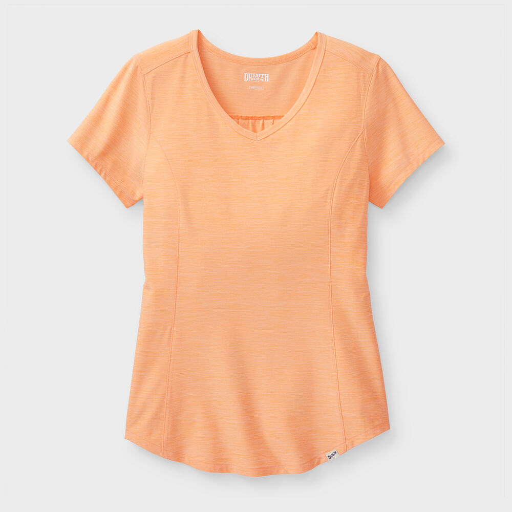 Women's Plus Cooling Armachillo V-Neck T-Shirt Main Image