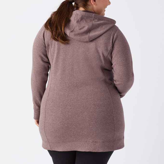 Women's Plus Fleecy Does It Zip-Up Hooded Sweatshirt