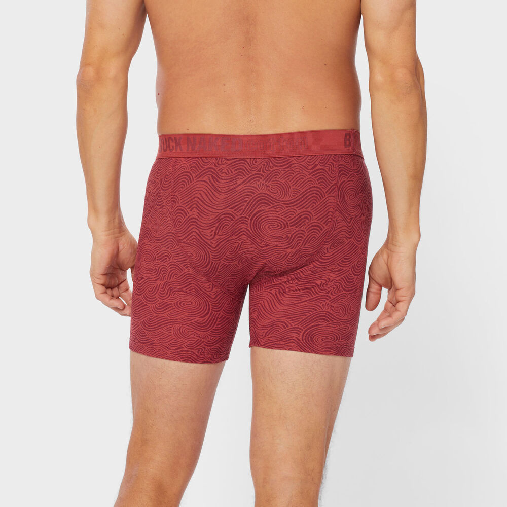 Men's Buck Naked Cotton Pattern Boxer Briefs Main Image