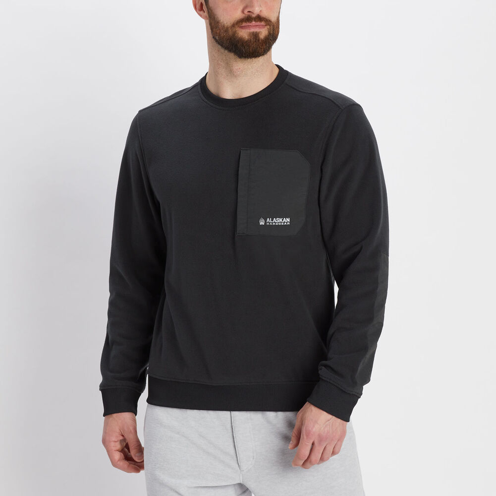 Men's AKHG Thaw Depth Standard Fit Fleece Pullover Crew Main Image