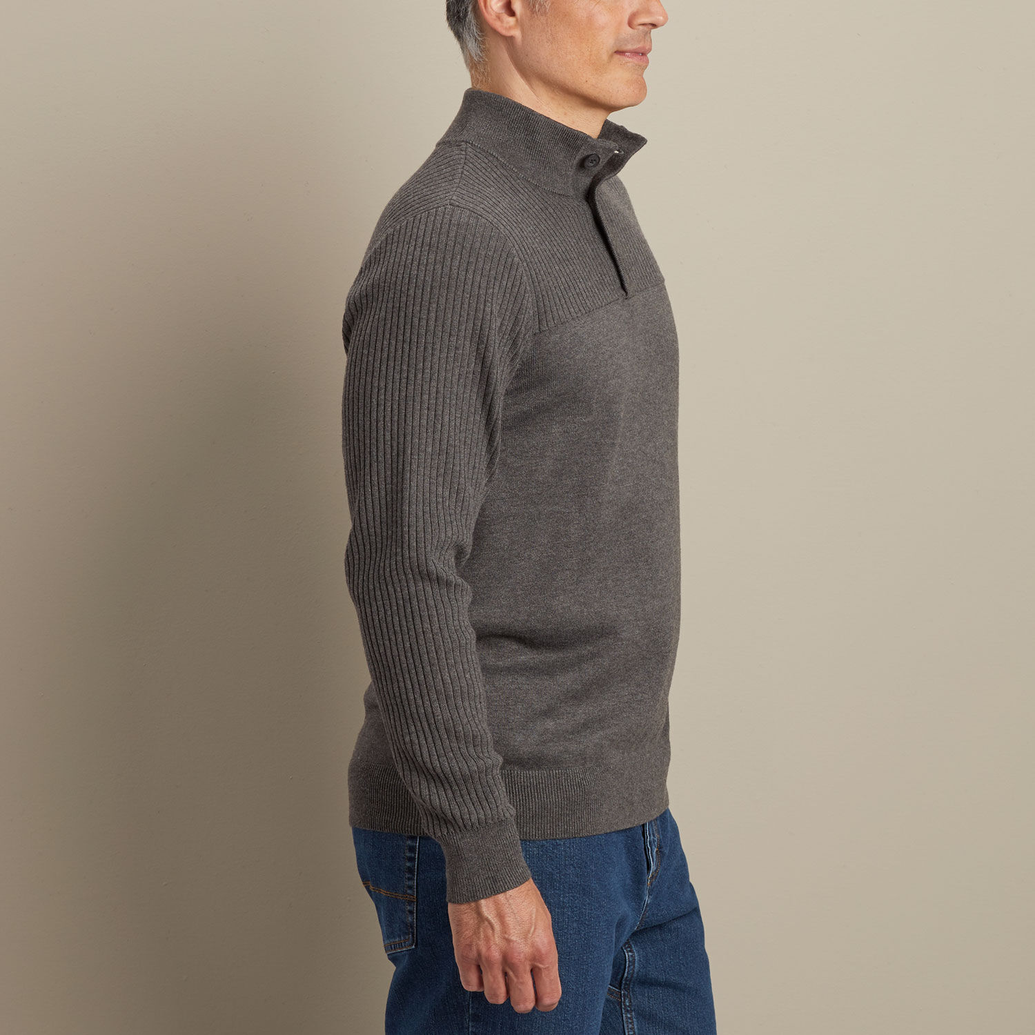 Men's Coolerino 1/4 Zip Mock Sweater | Duluth Trading Company