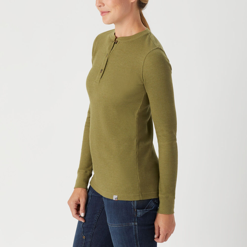 Women's 40 Grit Thermal Henley Main Image