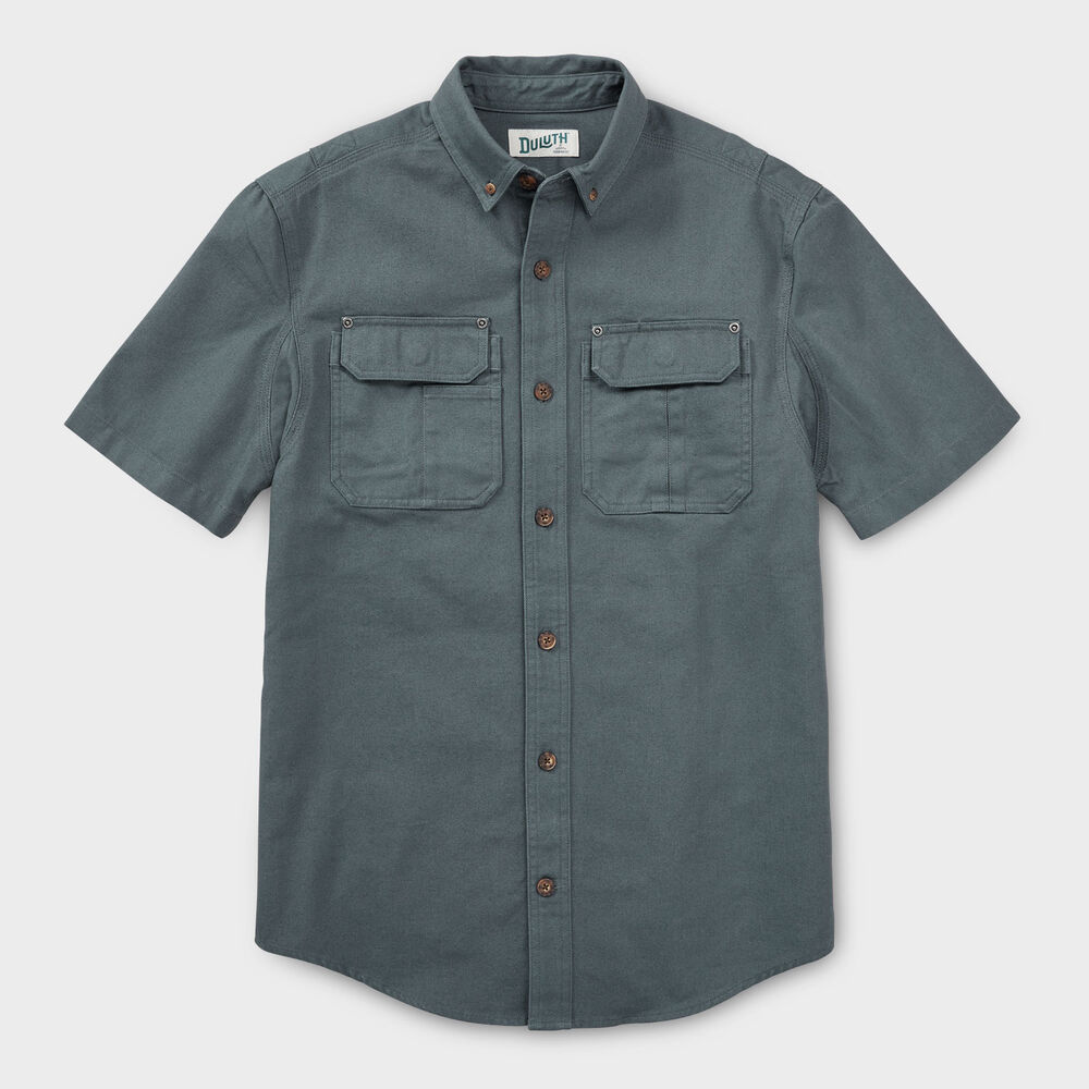 Men's Free Swingin' Fire Hose Short Sleeve Shirt BLE 2XL REG Main Image