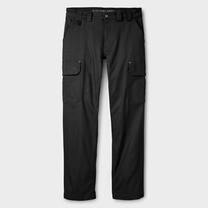 Men's DuluthFlex Fire Hose Relaxed Fit Cargo Work Pants BLK 042 030