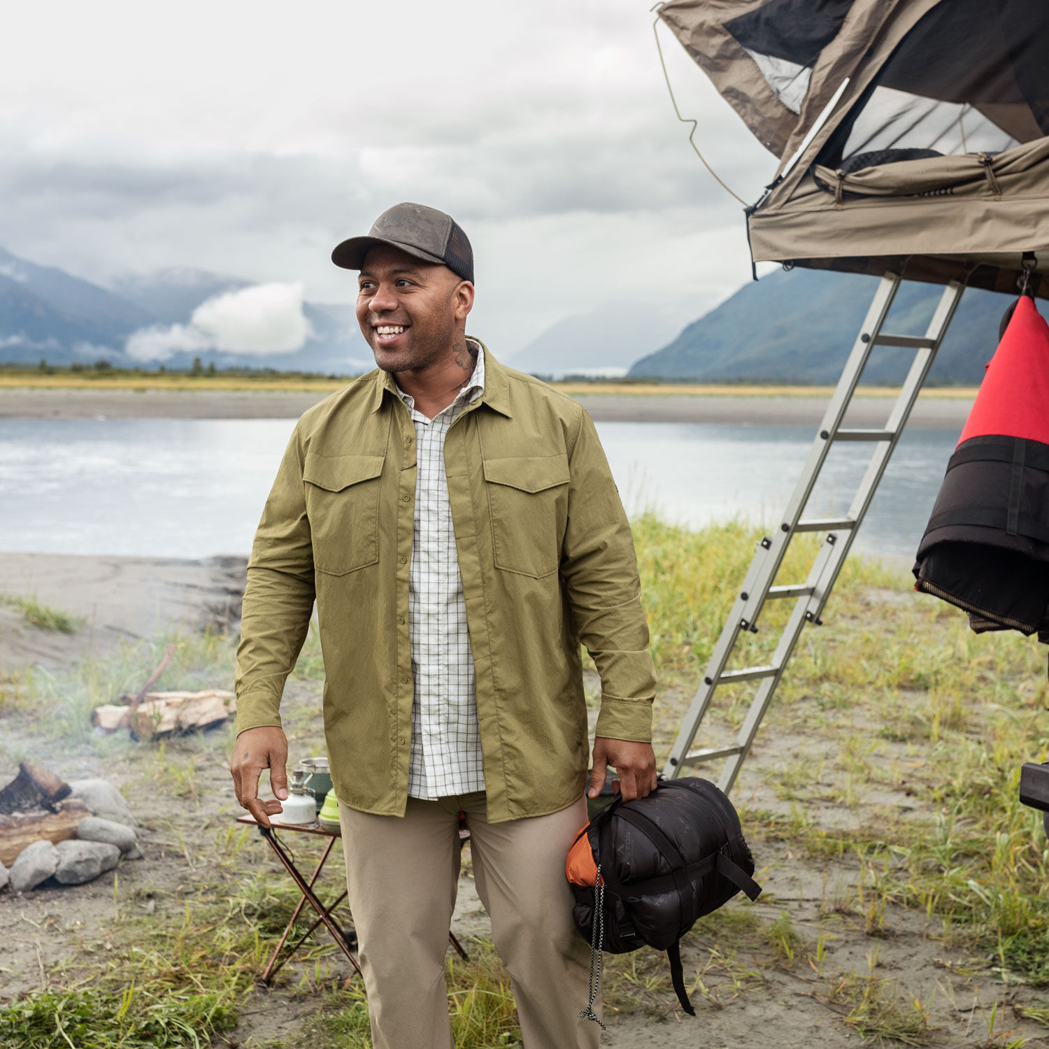 Men's AKHG Recycled Galebreak Standard Fit Overshirt | Duluth