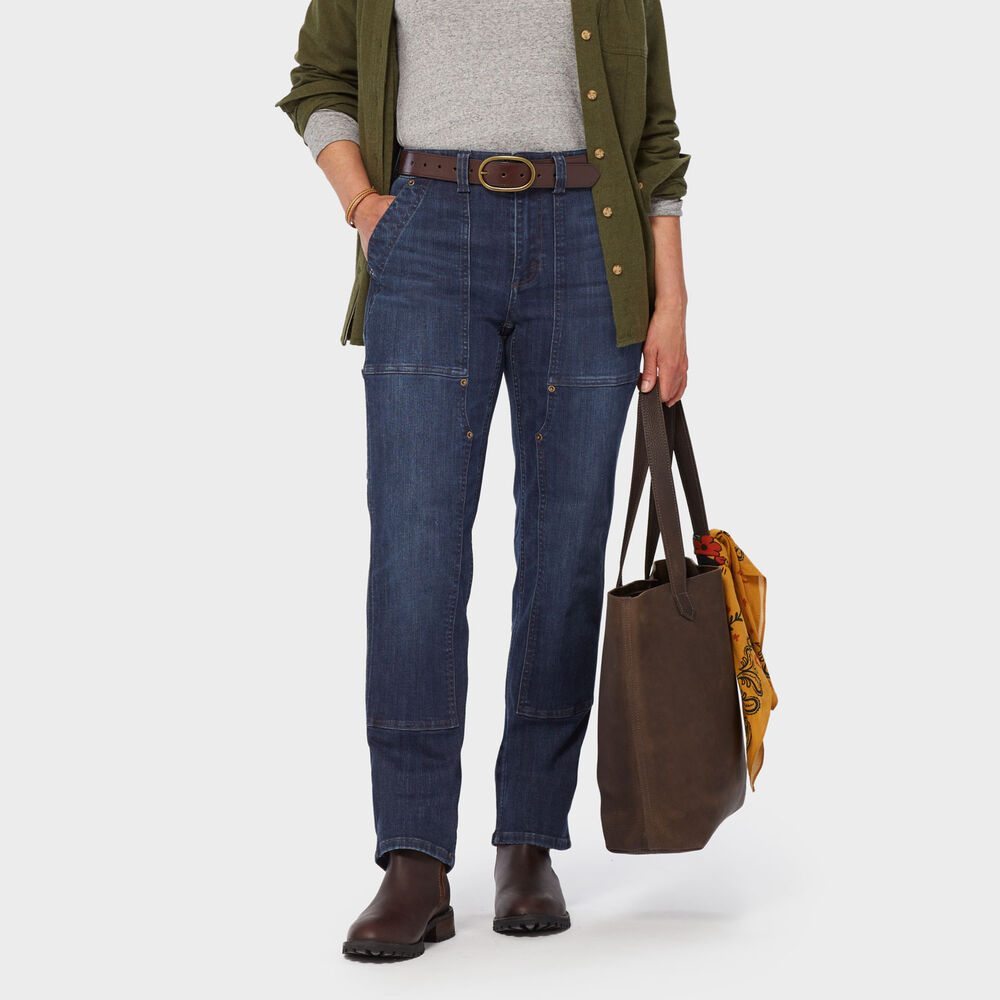 Women's Double Flex Denim Straight Leg Jeans Main Image