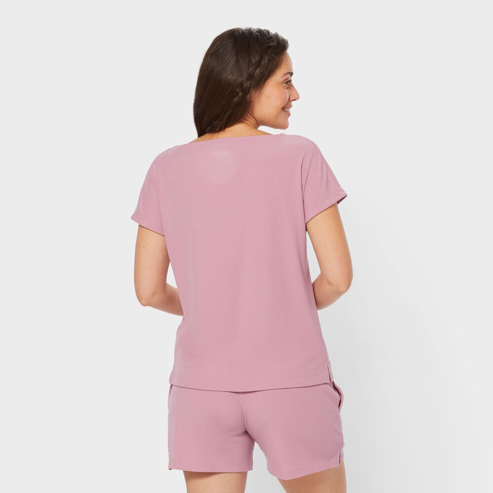 Women's Dang Soft Rib Boatneck Sleep Top Main Image