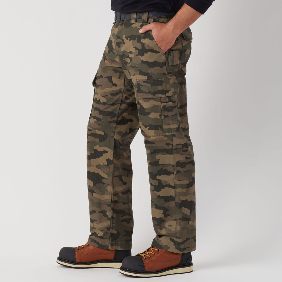 Men's DuluthFlex Fire Hose Relaxed Camo Cargo Pants