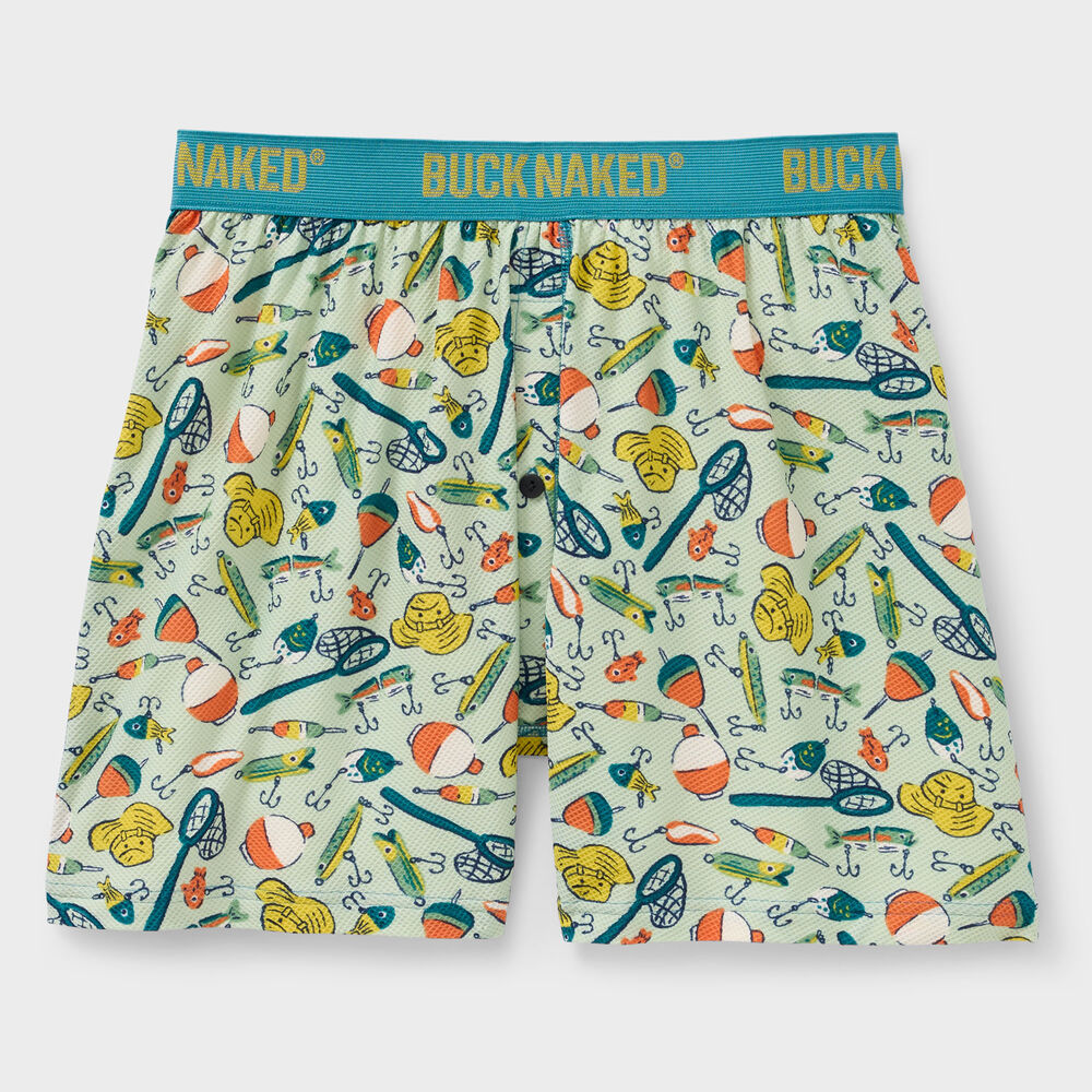 Men's Buck Naked Pattern Boxers Main Image