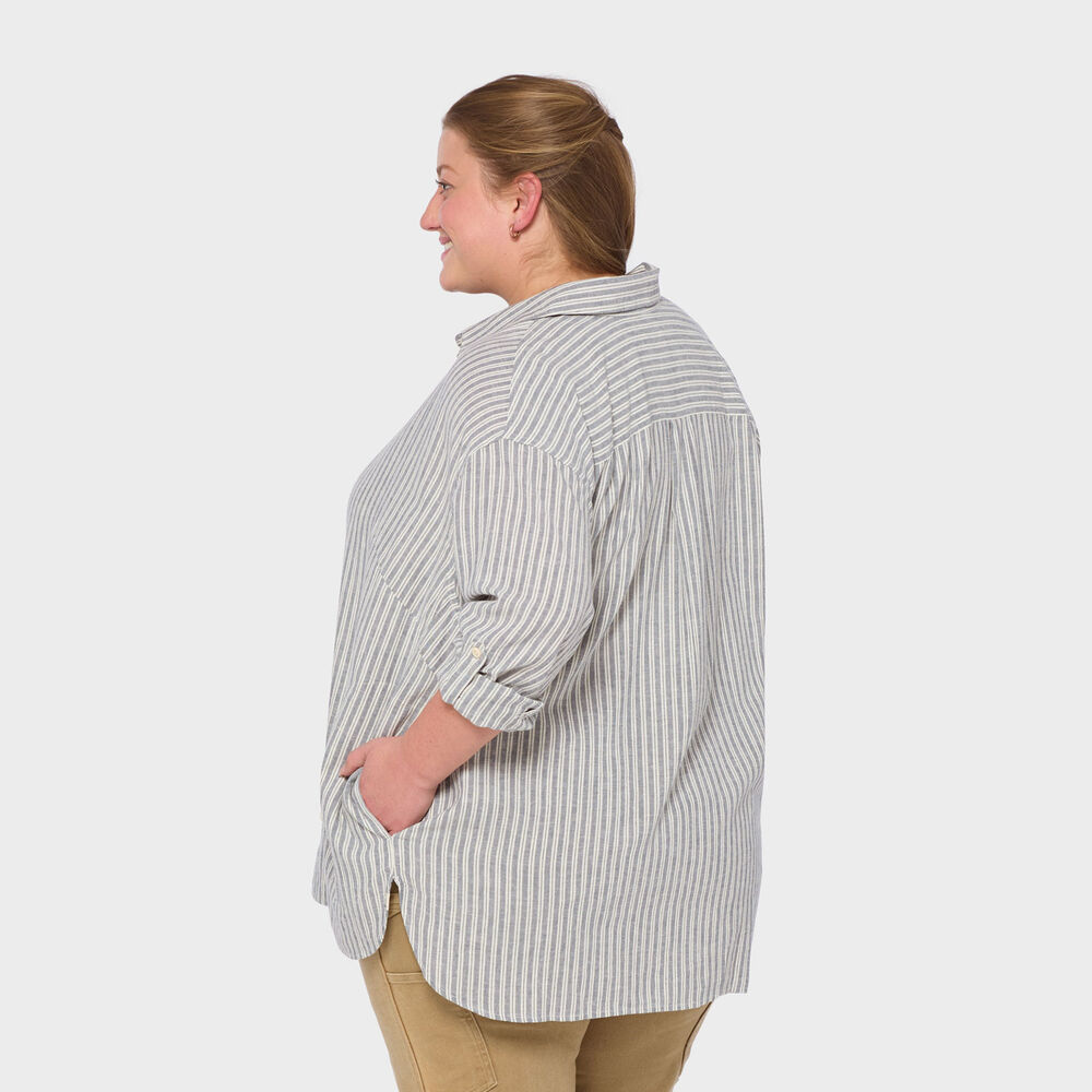 Women's Plus Artisan Hemp Overshirt Main Image