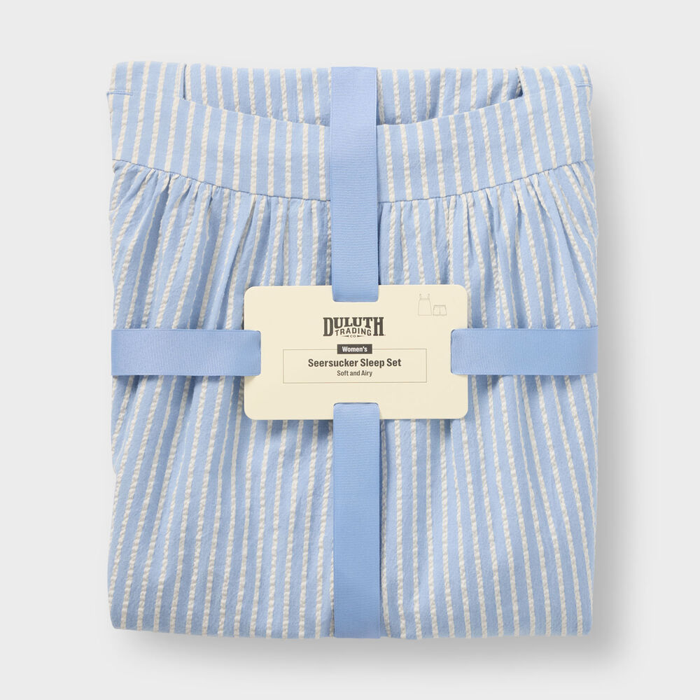 Women's Seersucker Pajama Set Main Image