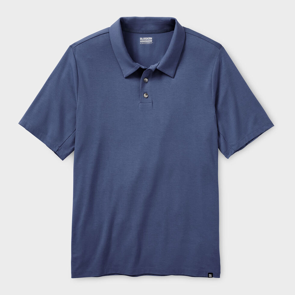 Men's AKHG Renew Bamboo SS Polo Duluth Trading Company - Main Image